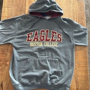 Gray Boston College Eagles Hoodie